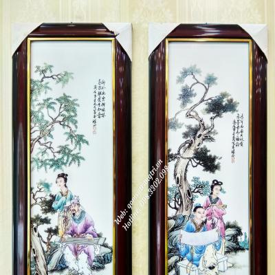 Tranh Sứ Cầm Kỳ Thi Họa